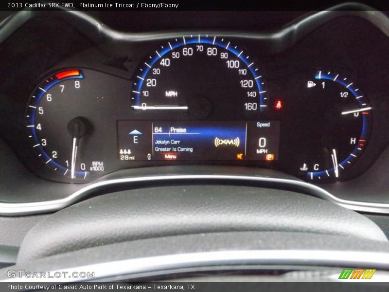 Platinum Ice Tricoat / Ebony/Ebony 2013 Cadillac SRX FWD
