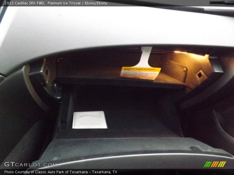 Platinum Ice Tricoat / Ebony/Ebony 2013 Cadillac SRX FWD