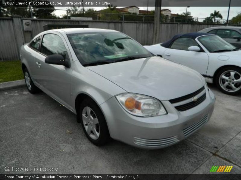 Ultra Silver Metallic / Gray 2007 Chevrolet Cobalt LS Coupe