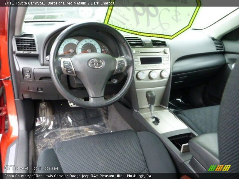Barcelona Red Metallic / Dark Charcoal 2011 Toyota Camry SE