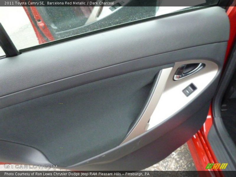 Barcelona Red Metallic / Dark Charcoal 2011 Toyota Camry SE