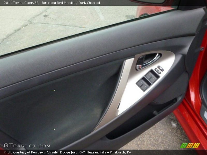Barcelona Red Metallic / Dark Charcoal 2011 Toyota Camry SE