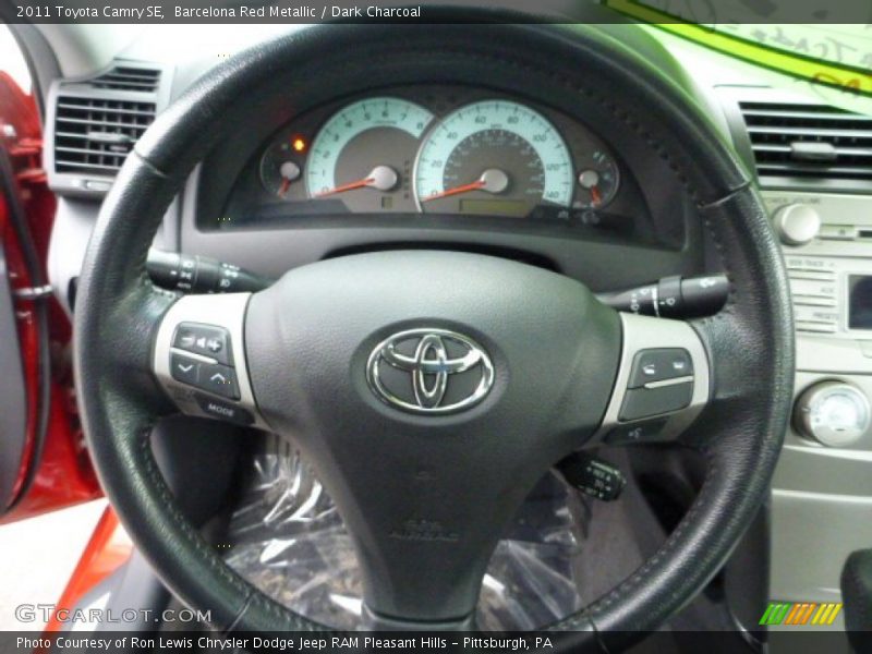 Barcelona Red Metallic / Dark Charcoal 2011 Toyota Camry SE