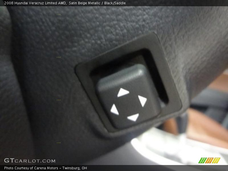 Satin Beige Metallic / Black/Saddle 2008 Hyundai Veracruz Limited AWD