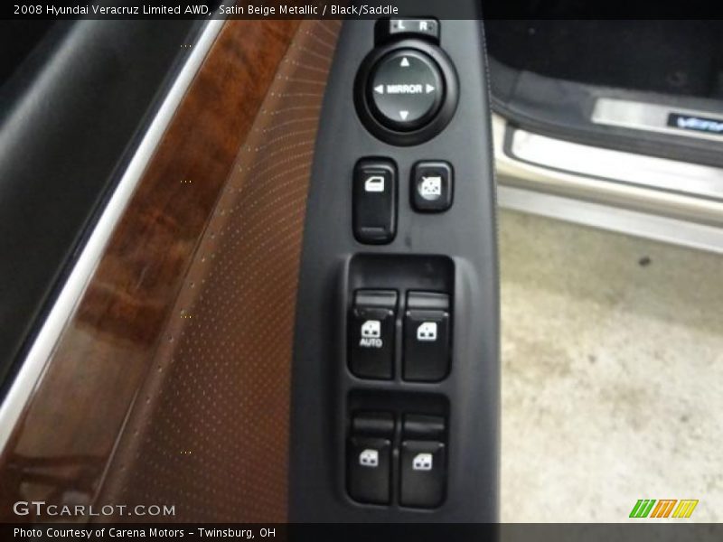 Satin Beige Metallic / Black/Saddle 2008 Hyundai Veracruz Limited AWD