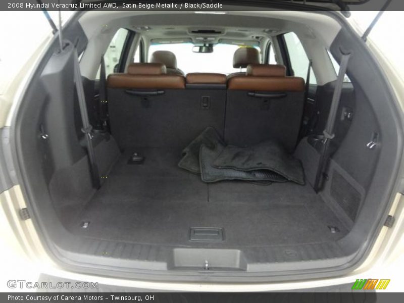 Satin Beige Metallic / Black/Saddle 2008 Hyundai Veracruz Limited AWD