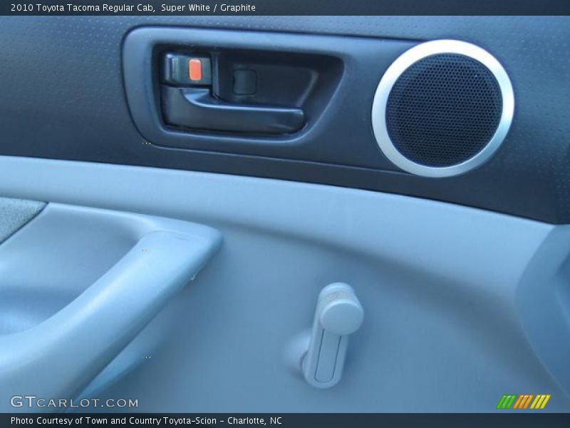 Super White / Graphite 2010 Toyota Tacoma Regular Cab