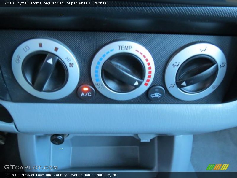 Super White / Graphite 2010 Toyota Tacoma Regular Cab
