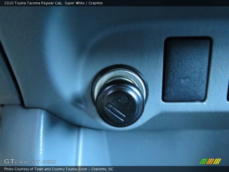 Super White / Graphite 2010 Toyota Tacoma Regular Cab