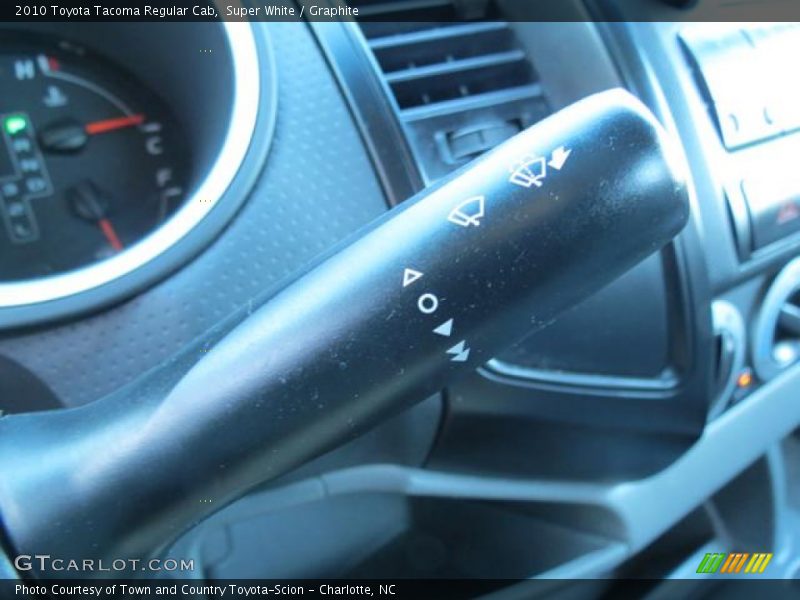 Super White / Graphite 2010 Toyota Tacoma Regular Cab