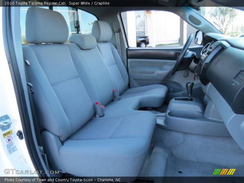 Super White / Graphite 2010 Toyota Tacoma Regular Cab