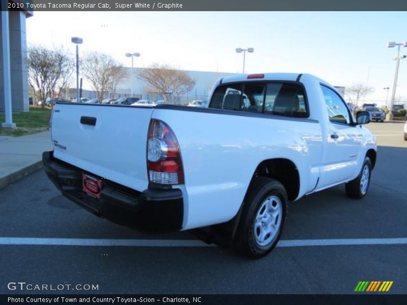 Super White / Graphite 2010 Toyota Tacoma Regular Cab