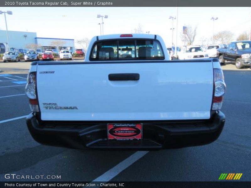 Super White / Graphite 2010 Toyota Tacoma Regular Cab