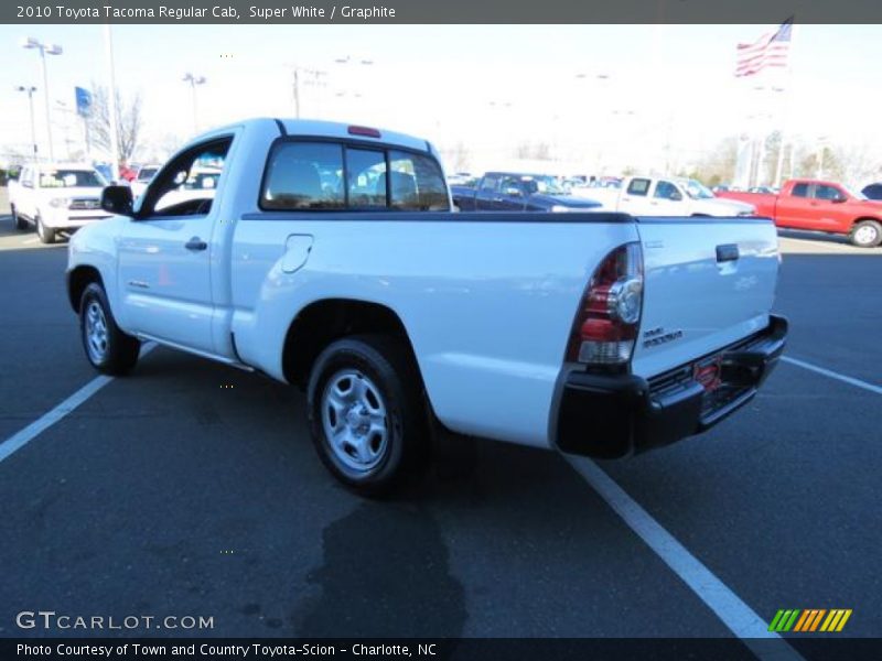 Super White / Graphite 2010 Toyota Tacoma Regular Cab