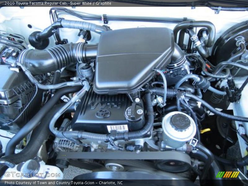 Super White / Graphite 2010 Toyota Tacoma Regular Cab
