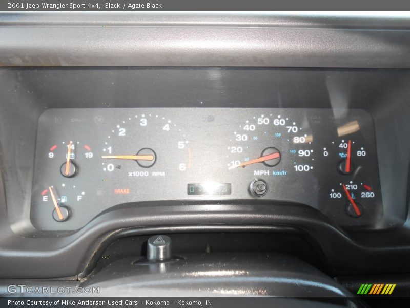 Black / Agate Black 2001 Jeep Wrangler Sport 4x4
