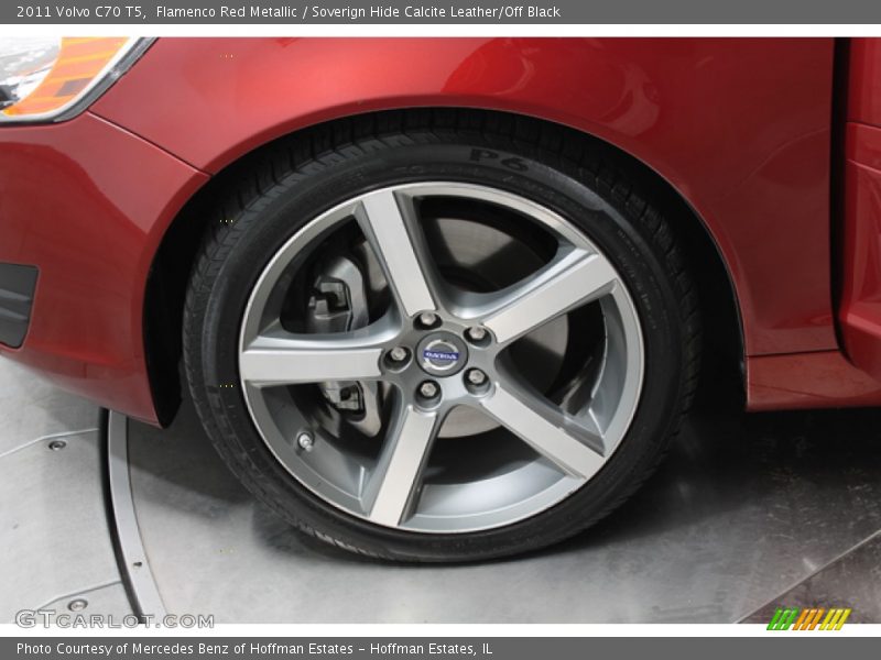 Flamenco Red Metallic / Soverign Hide Calcite Leather/Off Black 2011 Volvo C70 T5