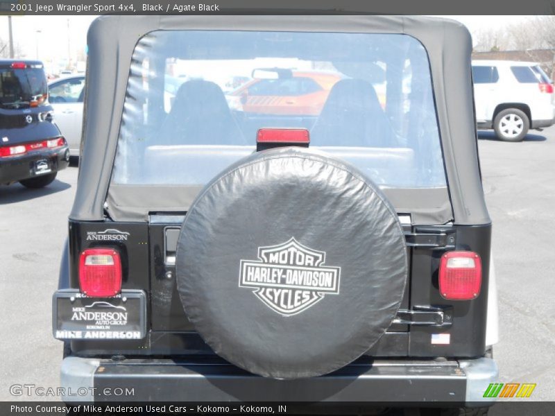 Black / Agate Black 2001 Jeep Wrangler Sport 4x4