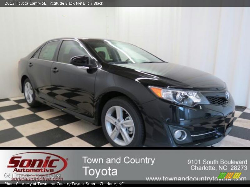 Attitude Black Metallic / Black 2013 Toyota Camry SE
