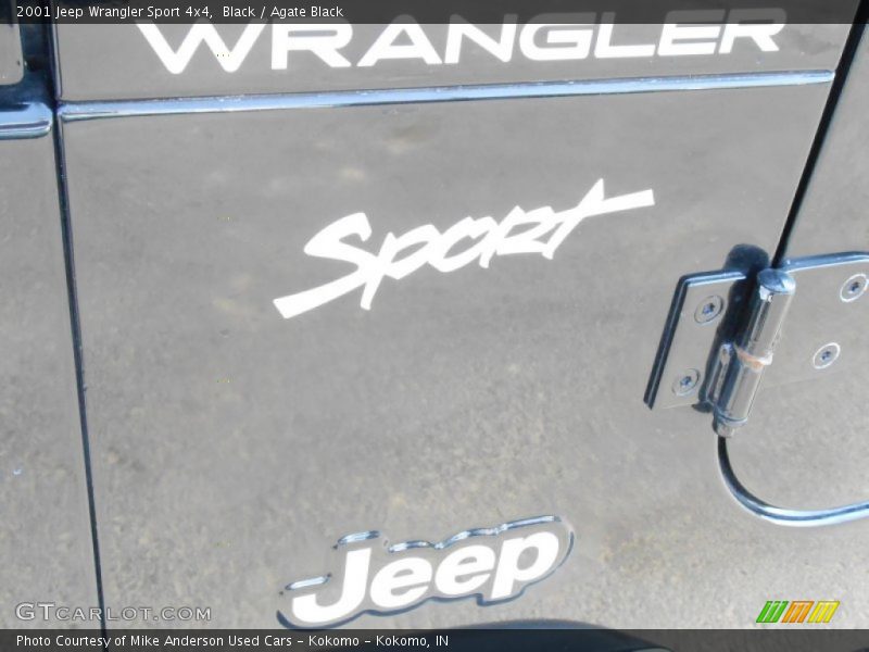 Black / Agate Black 2001 Jeep Wrangler Sport 4x4