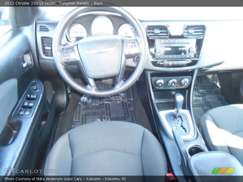 Tungsten Metallic / Black 2012 Chrysler 200 LX Sedan