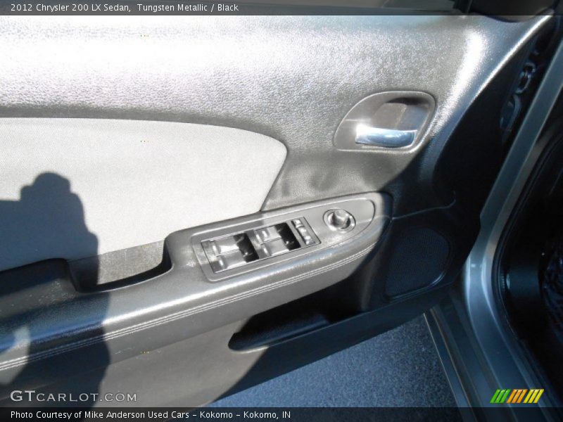 Tungsten Metallic / Black 2012 Chrysler 200 LX Sedan