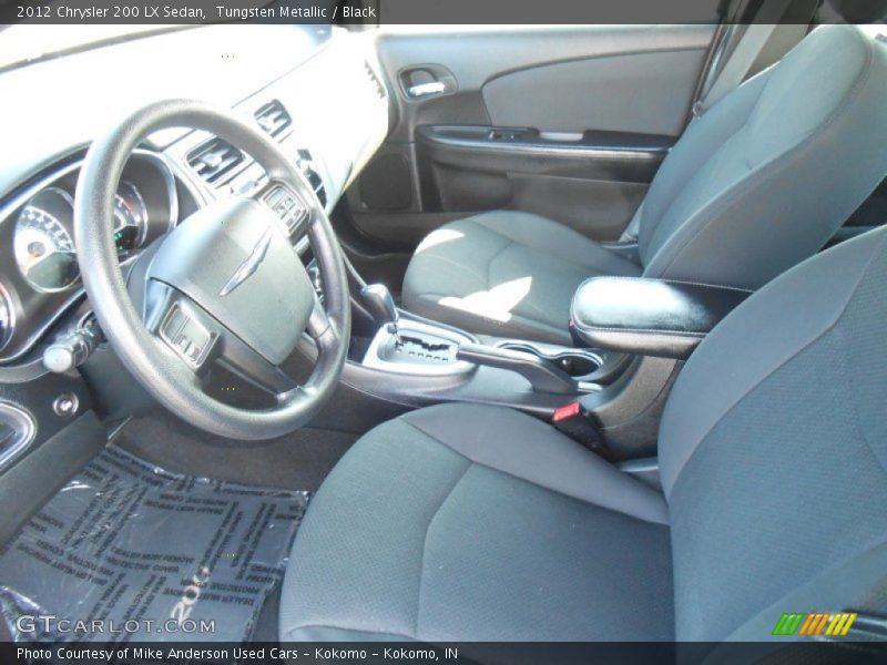 Tungsten Metallic / Black 2012 Chrysler 200 LX Sedan