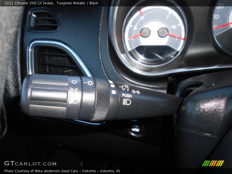 Tungsten Metallic / Black 2012 Chrysler 200 LX Sedan