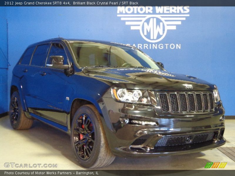 Brilliant Black Crystal Pearl / SRT Black 2012 Jeep Grand Cherokee SRT8 4x4