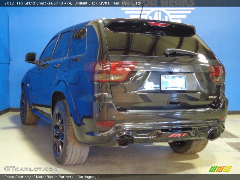 Brilliant Black Crystal Pearl / SRT Black 2012 Jeep Grand Cherokee SRT8 4x4