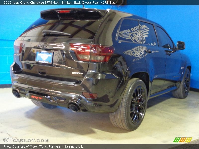 Brilliant Black Crystal Pearl / SRT Black 2012 Jeep Grand Cherokee SRT8 4x4