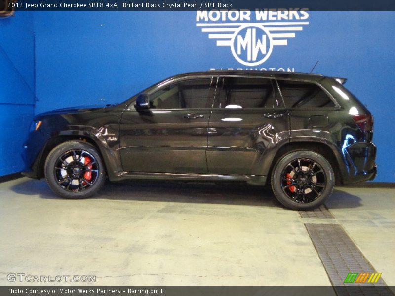 Brilliant Black Crystal Pearl / SRT Black 2012 Jeep Grand Cherokee SRT8 4x4