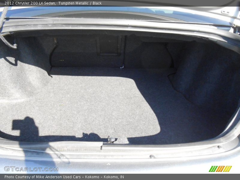 Tungsten Metallic / Black 2012 Chrysler 200 LX Sedan