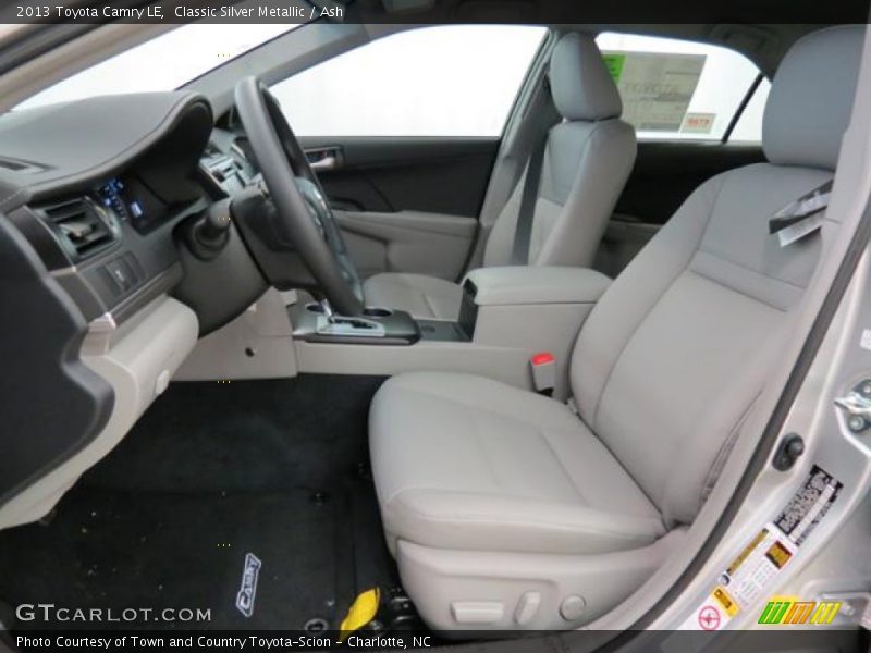 Classic Silver Metallic / Ash 2013 Toyota Camry LE