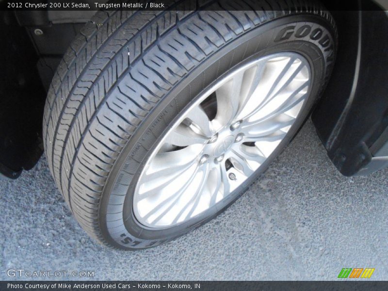 Tungsten Metallic / Black 2012 Chrysler 200 LX Sedan