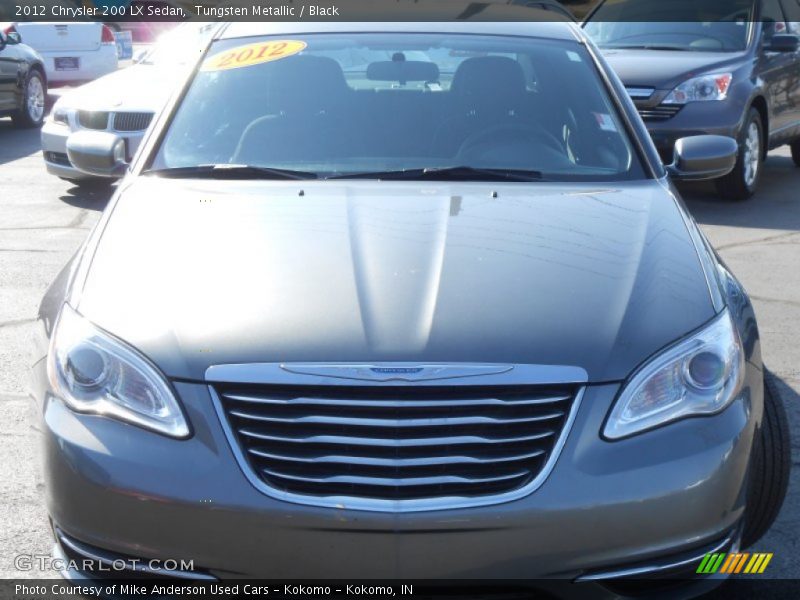 Tungsten Metallic / Black 2012 Chrysler 200 LX Sedan