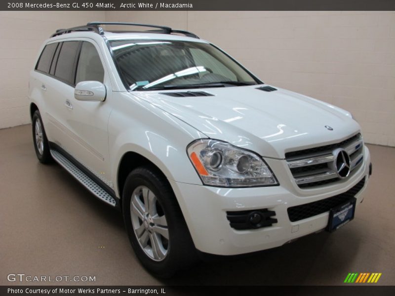 Arctic White / Macadamia 2008 Mercedes-Benz GL 450 4Matic