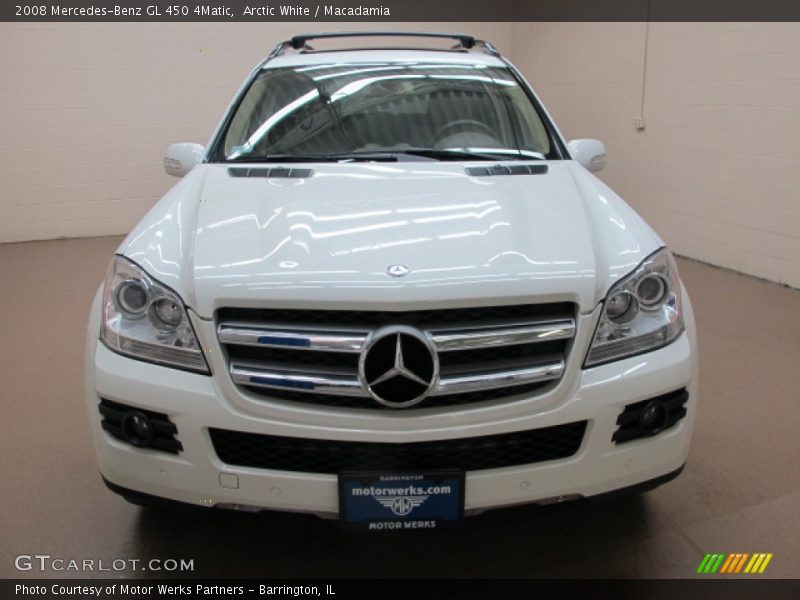 Arctic White / Macadamia 2008 Mercedes-Benz GL 450 4Matic