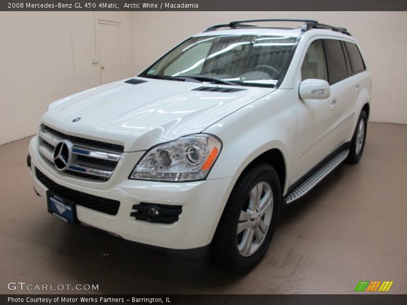 Arctic White / Macadamia 2008 Mercedes-Benz GL 450 4Matic