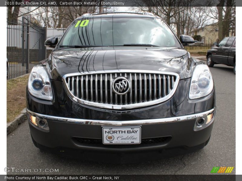 Carbon Black Metallic / Ebony/Ebony 2010 Buick Enclave CXL AWD