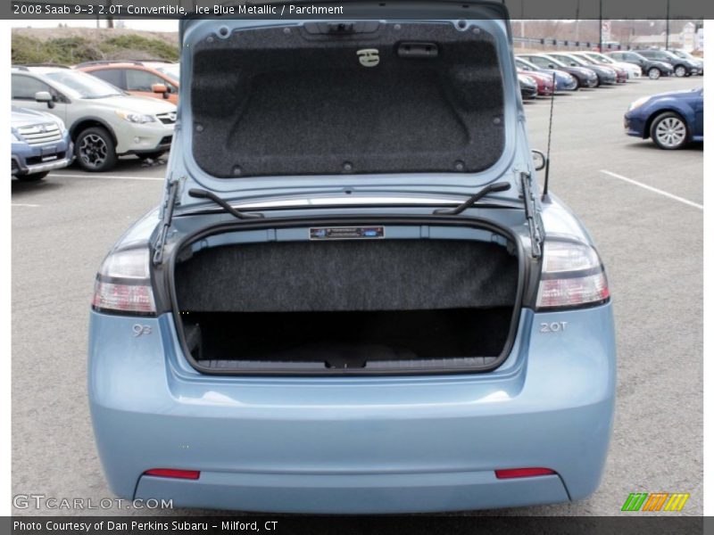 Ice Blue Metallic / Parchment 2008 Saab 9-3 2.0T Convertible