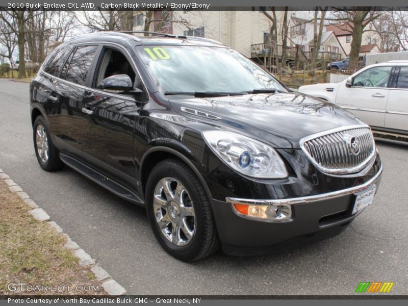 Carbon Black Metallic / Ebony/Ebony 2010 Buick Enclave CXL AWD