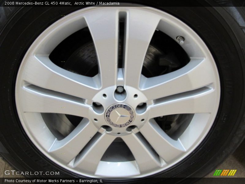 Arctic White / Macadamia 2008 Mercedes-Benz GL 450 4Matic