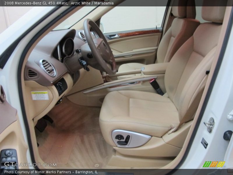Arctic White / Macadamia 2008 Mercedes-Benz GL 450 4Matic