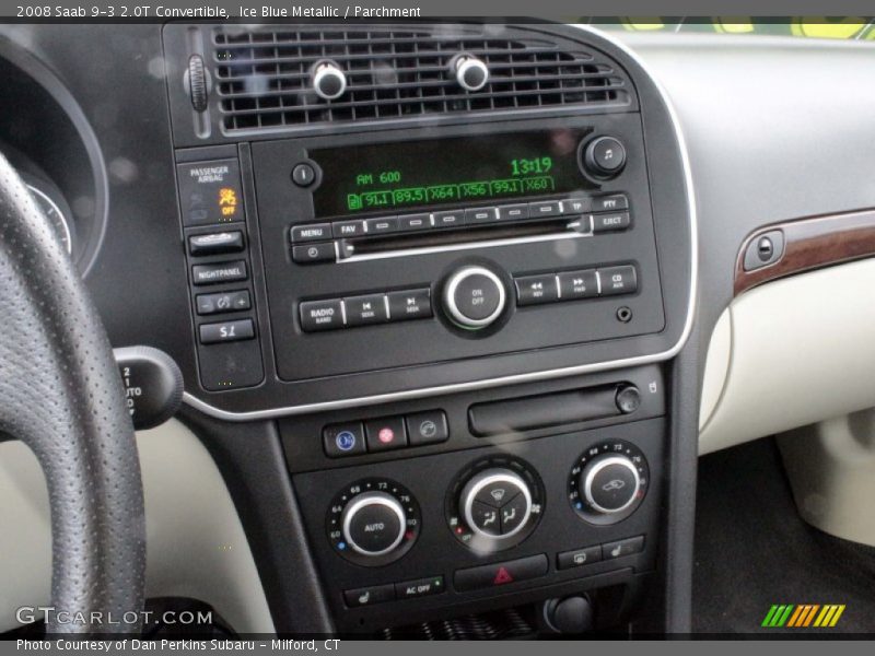 Controls of 2008 9-3 2.0T Convertible
