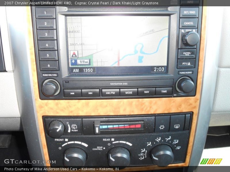Cognac Crystal Pearl / Dark Khaki/Light Graystone 2007 Chrysler Aspen Limited HEMI 4WD
