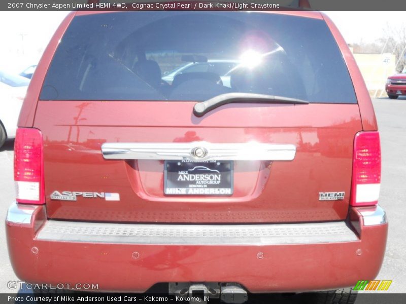 Cognac Crystal Pearl / Dark Khaki/Light Graystone 2007 Chrysler Aspen Limited HEMI 4WD
