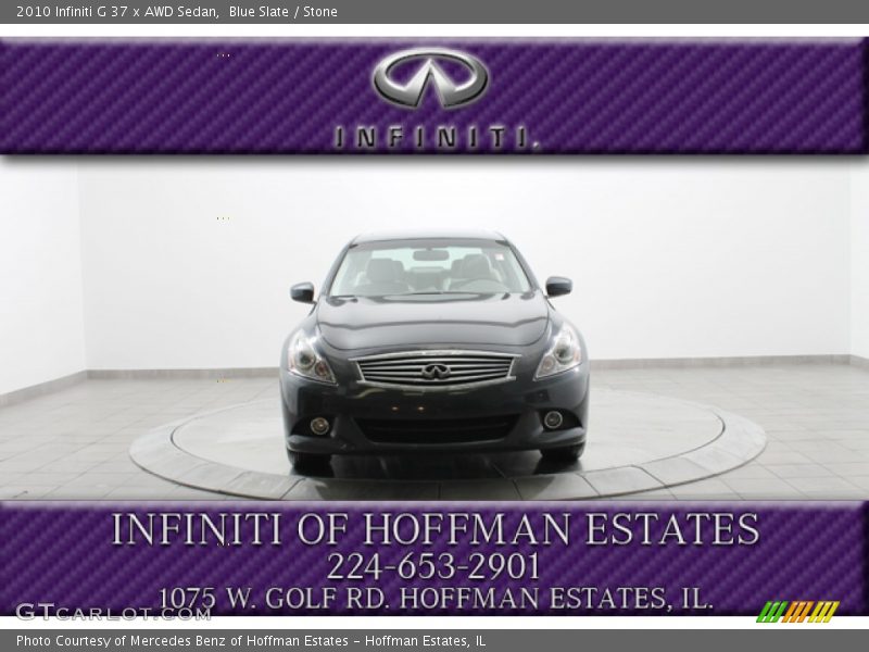 Blue Slate / Stone 2010 Infiniti G 37 x AWD Sedan