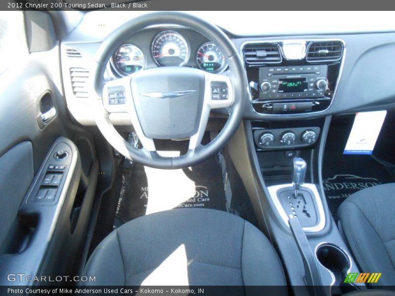 Black / Black 2012 Chrysler 200 Touring Sedan