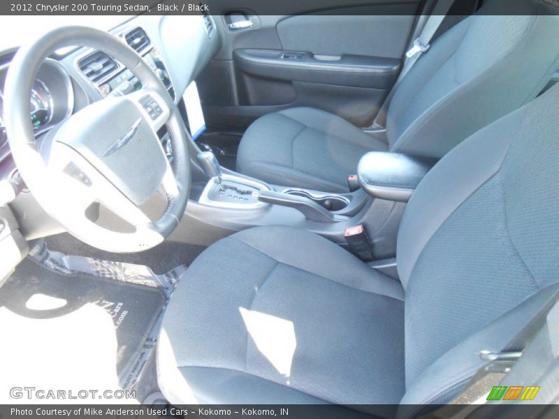 Black / Black 2012 Chrysler 200 Touring Sedan